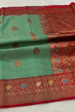 Banarasi Tussar Silk Saree