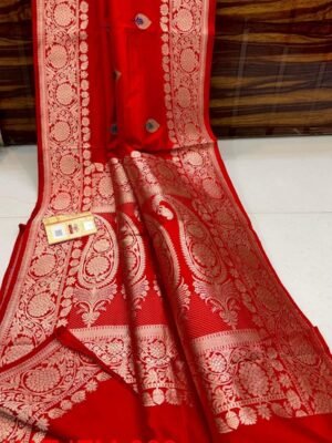 Handcrafted Banarasi Wedding Saree
