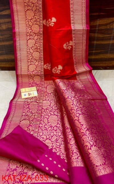 Gold Zari Banarasi Bridal Saree