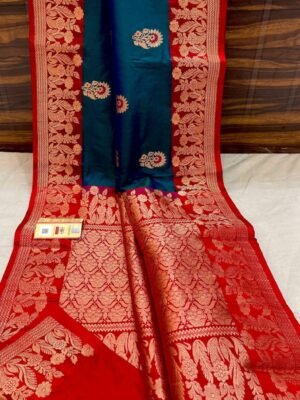 Pure Banarasi Katan Silk Wedding Saree