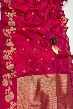 Banaras sarees with zari work