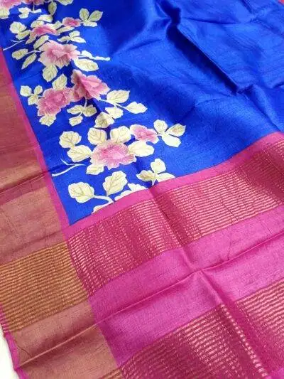 Buy Pure Tussar Silk Sarees Online