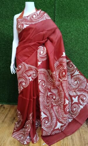 Handloom Silk Batik Saree