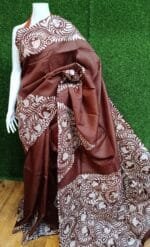 Handcrafted Pure Silk Batik Saree