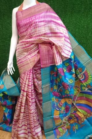 Handloom Bengal Tussar Silk Sarees