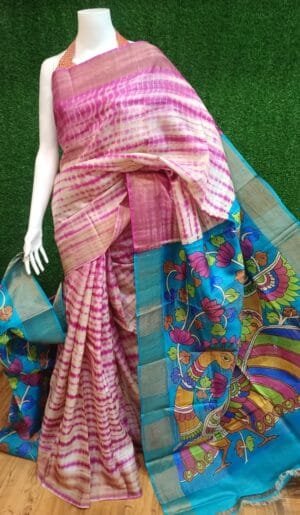 Handloom Bengal Tussar Silk Sarees