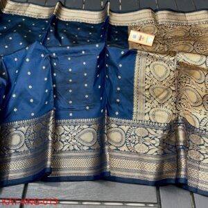 Kanjivaram Banarasi Work Pure Silk Saree