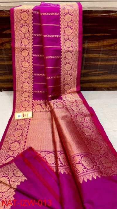 Latest Bridal Banarasi Katan Silk Saree