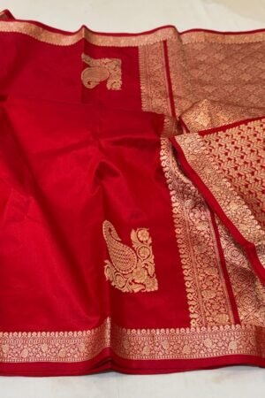 Gold Zari Banarasi Bridal Saree