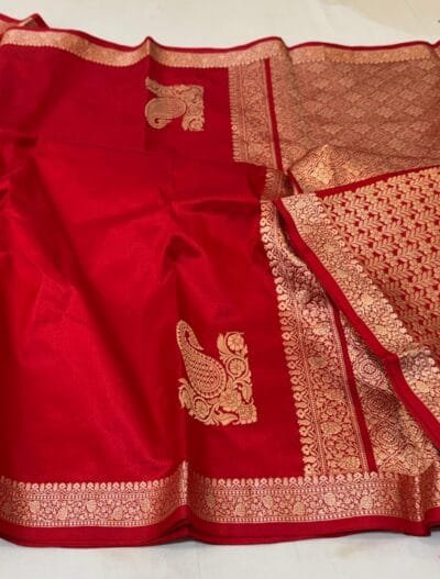 Gold Zari Banarasi Bridal Saree