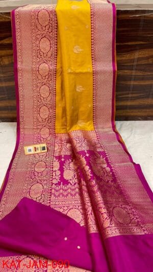 Gold Zari Banarasi Bridal Saree