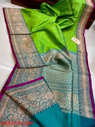 Latest Bridal Banarasi Katan Silk Saree