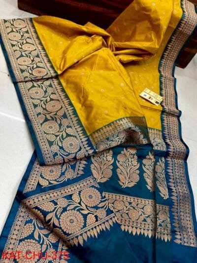 Pure Banarasi Katan Silk Wedding Saree