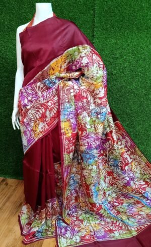 Latest Silk Batik Saree