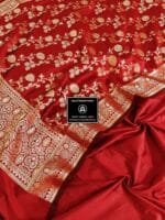 Red Banarasi Salwar Suit