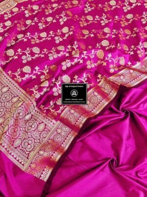 Zariwork Banarasi Unstitched Salwar Suit