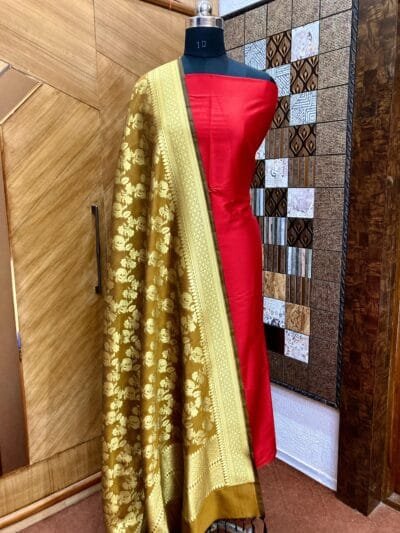 Unstitched Banarasi Salwar Suit