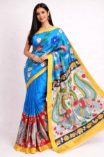 HandPainted Kalamkari Silk Saree