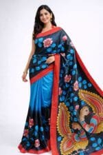 Handwoven Bishnupuri Silk Saree