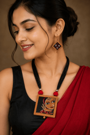 Exclusive Hand Painted Terracotta Jewellery