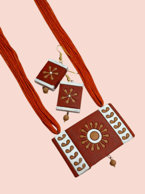 Terracotta Clay Jewellery Set