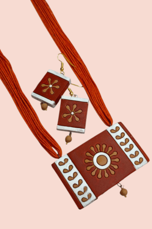Terracotta Clay Jewellery Set