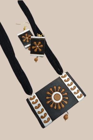 Terracotta Handmade Necklace Set