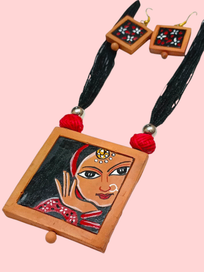 Exclusive Hand Painted Terracotta Jewellery