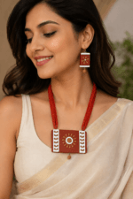 Terracotta Clay Jewellery Set
