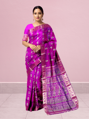 Bishnupuri Bridal Swarnachari Saree Online