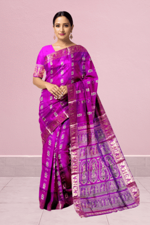 Bishnupuri Bridal Swarnachari Saree Online