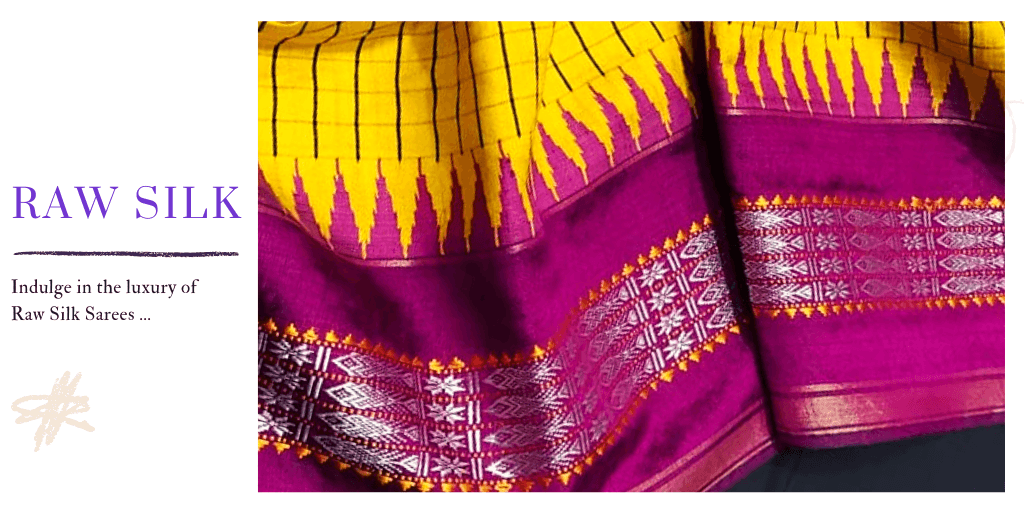 RAW SILK BANNER