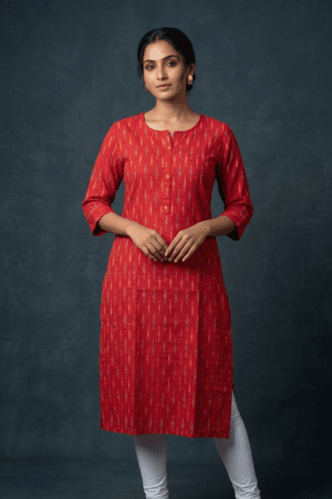 Pure Ikkath Cotton Kurti