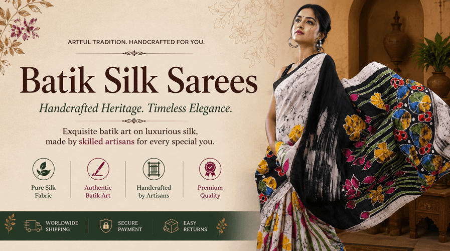 Batik Silk Saree