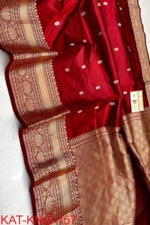 Banarasi Katan Silk Reception Saree