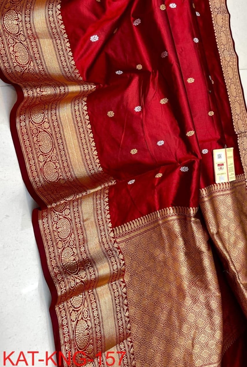 Banarasi Katan Silk Reception Saree